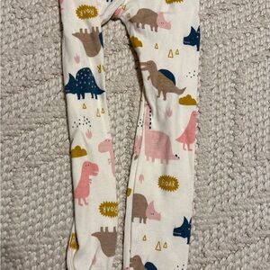 NWOT Old Navy Kids Dinosaur pajama set - Cream, Pink, Blue, Yellow size 6T